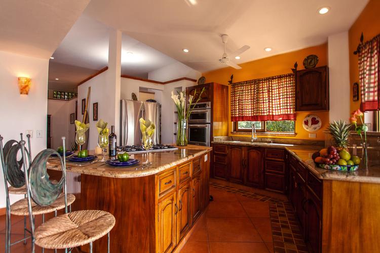 Casa del Angel open kitchen